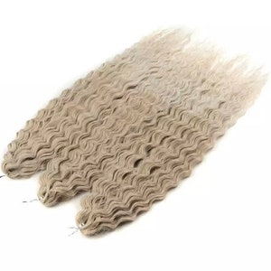 Synthetic dreads extensions thick dreads full set. Crochet curly dreads Synthetic dreadlocks image 8
