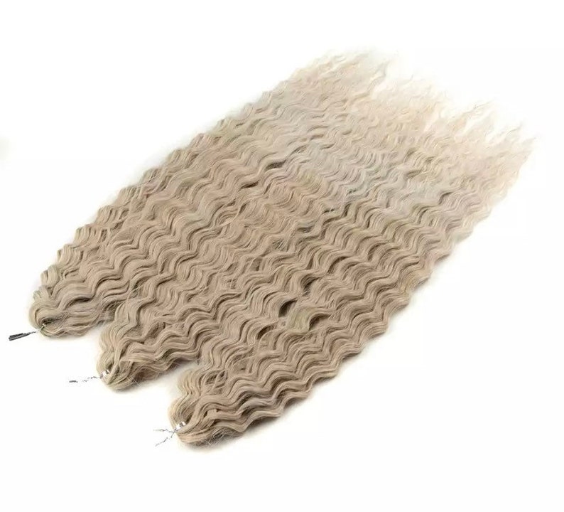 Synthetic dreads extensions thick dreads full set. Crochet curly dreads Synthetic dreadlocks image 8