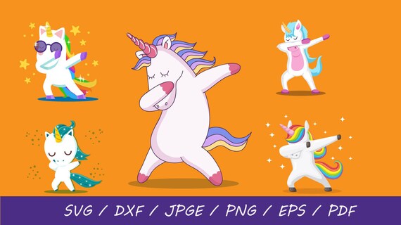 Download Cricut Dabbing Unicorn Svg
