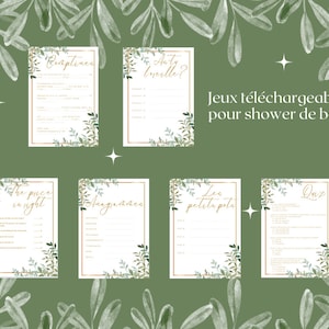 French Baby Shower Games