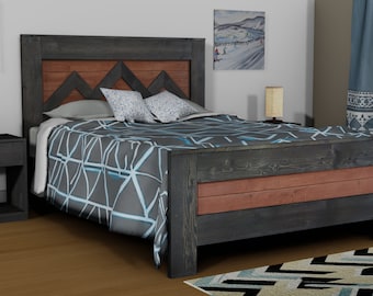 Solid Wood Nordic Style Bed Frame - The Kimberley