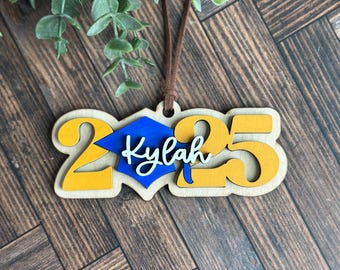 personalized school colors class of 2025 graduation ornaments, high school graduation gift for him, senior gifts for baseball, senior 2025