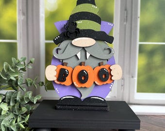 Vampir-Zwerg-Regalhocker, lustiges Halloween-Dekor, gruselige niedliche Gnom-Geschenke, lustige Korb-Dekoration für Erwachsene, wunderliches Halloween