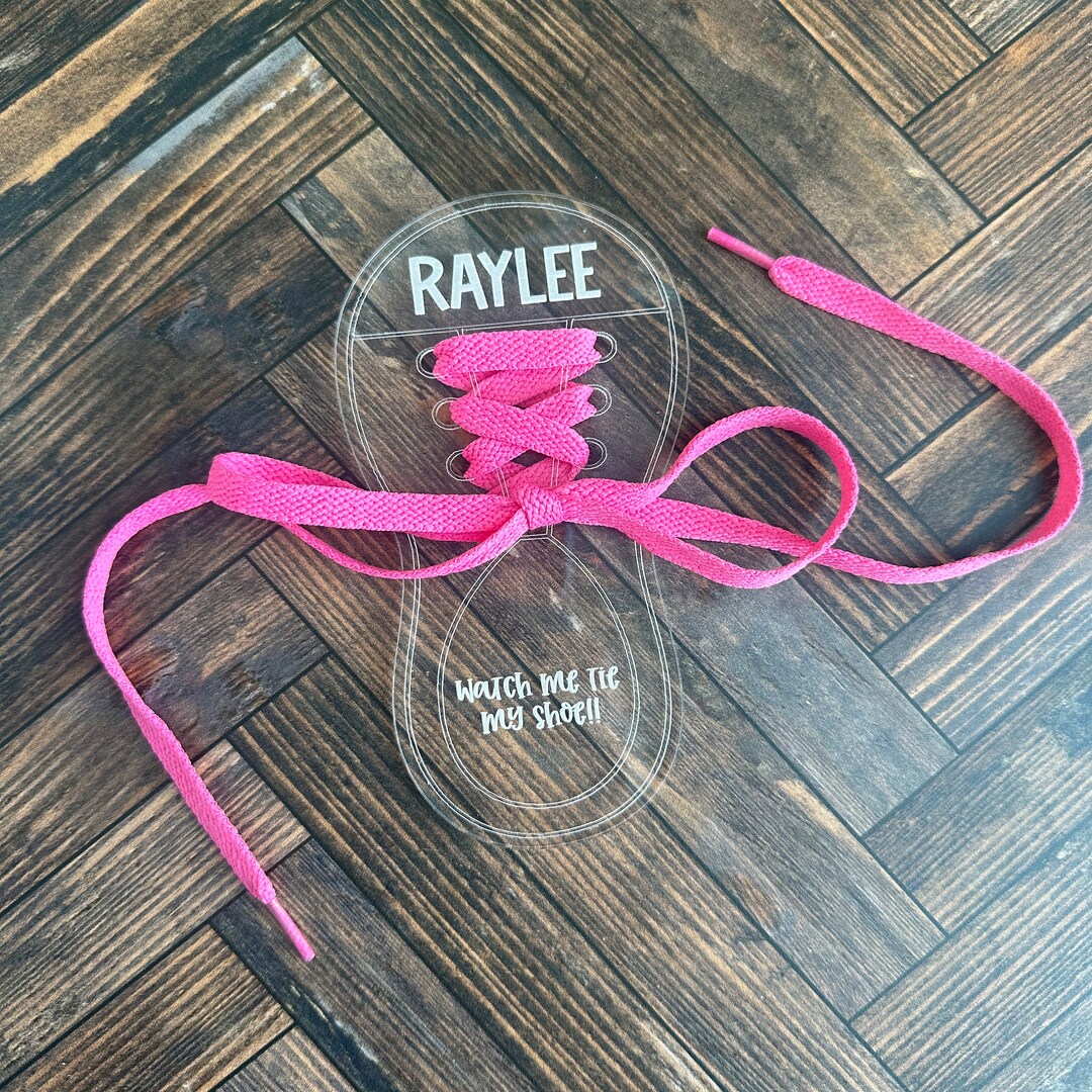 Picture of Personalized Shoe Tying Practice, Watch Me Tie My Show, Children's Shoe ...