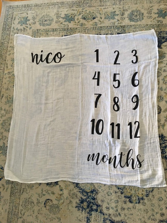 milestone blanket etsy