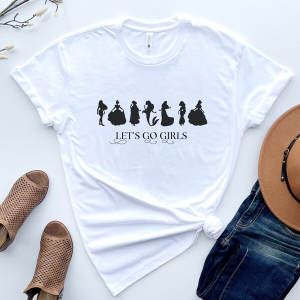 Squad Goals Princess Disney T-shirt, Disney Shirts, Shania Twain, Let's Go Girls, Disneyworld Tee, Disney Shirt For Family, Bride Tribe