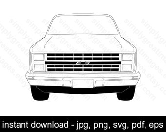 Free Free 210 Chevy Truck Front Svg SVG PNG EPS DXF File