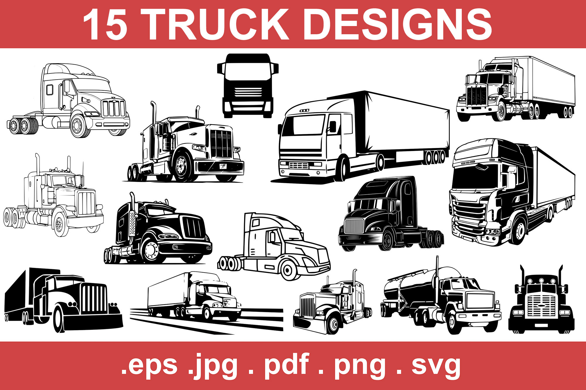 Free Free Truck Outline Svg 885 SVG PNG EPS DXF File