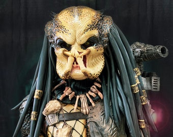 Costume de cosplay Predator Deluxe + Extras