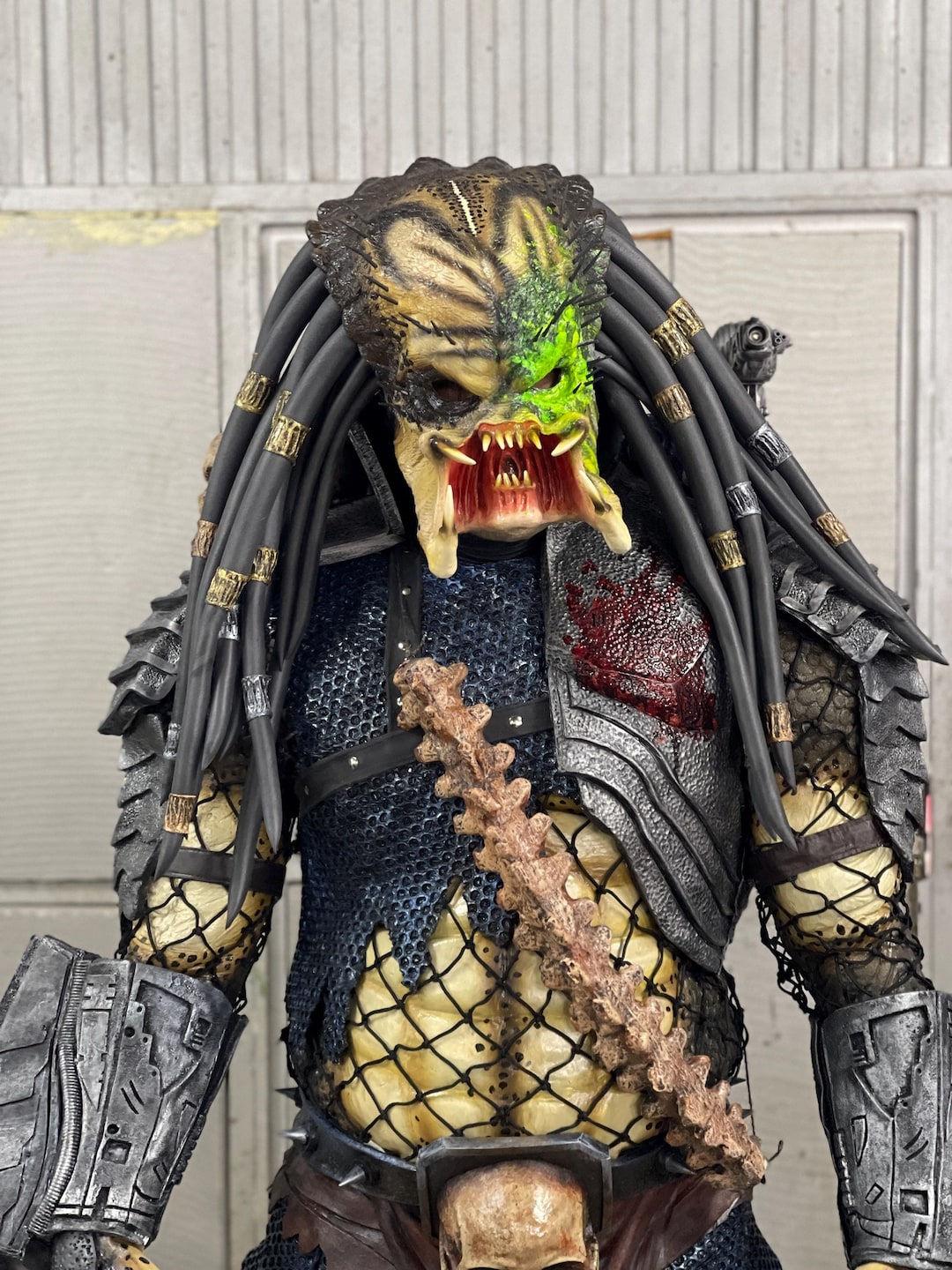 Predator Scar Face Deluxe Cosplay - Etsy