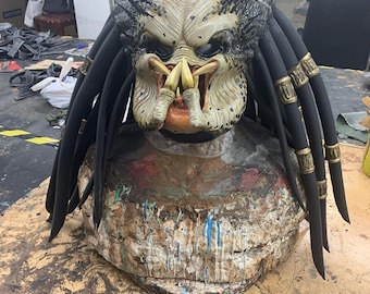 プレデター　ビッグレッド　1/1バイオマスク Samurai Predator(The Big Red)-Battle Damage Mask | ひろ