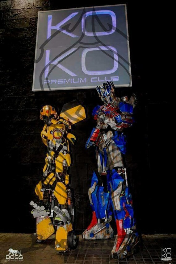 Atosa Costume Bumblebee (Transformers) Per Adulti - Taglia XL, Tuta Intera Con Chiusura A Strappo, Ideale Per Carnevale E Feste A Tema