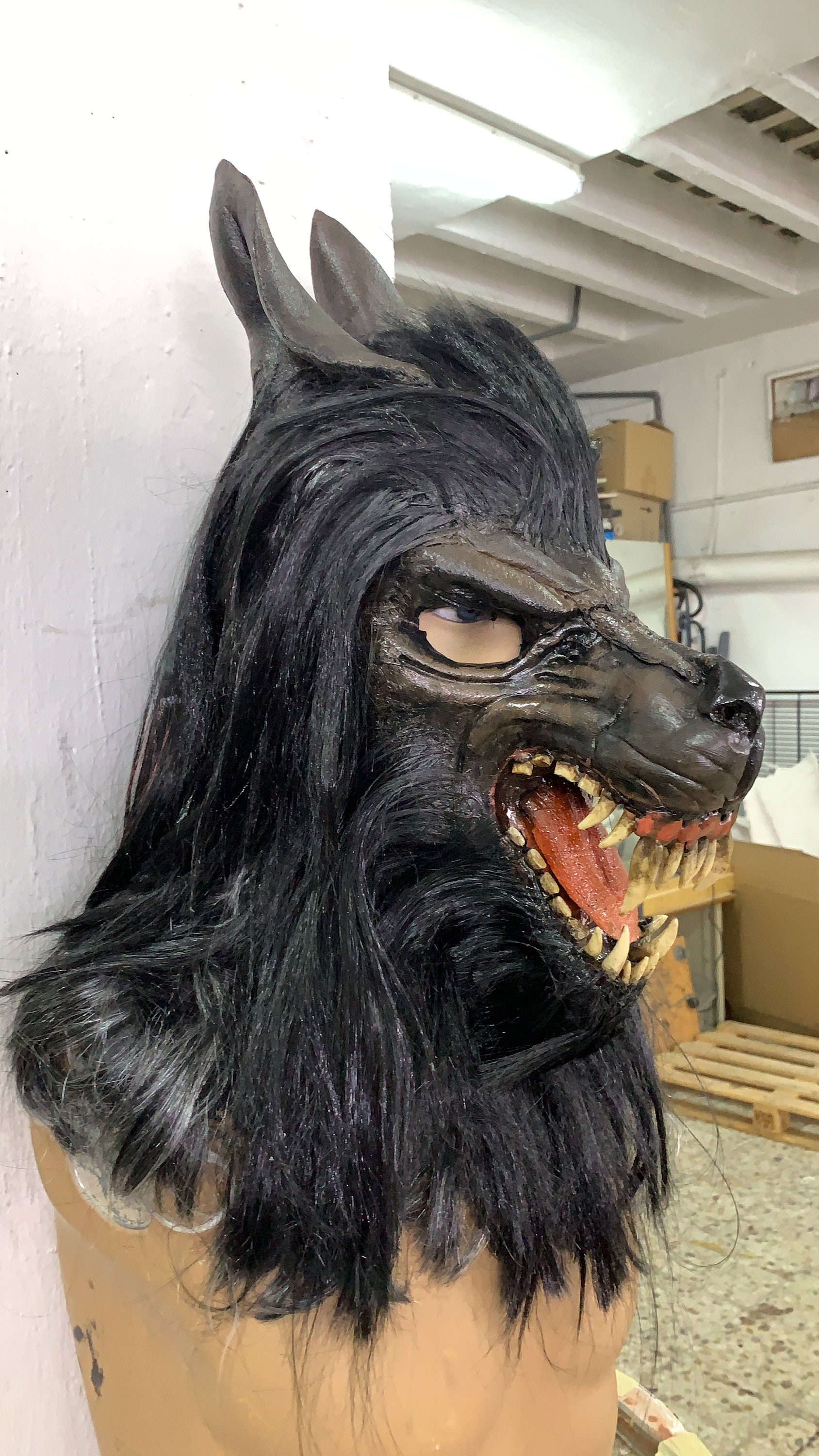 Wolf Mask - Etsy