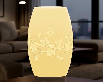 Ivy Lamp Shade STL file – Digital 3d Printer file – no supports