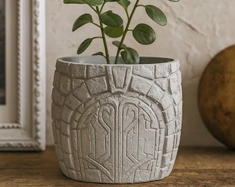 Castle Planter STL File Fantasy 3D Printable Medieval Garden Decor