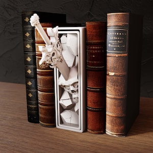 Sword Book Nook STL File: 3D Print Organizer Box Digital Download