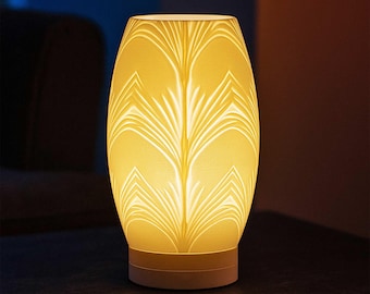 Art Deco Lamp Shade STL file – Digital 3d Printer file – no supports