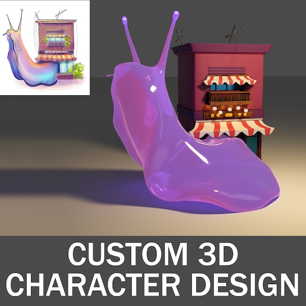 2D en 3D, modèle 3D NUMÉRIQUE personnalisé à partir de votre concept 2D, commande de modèle 3D