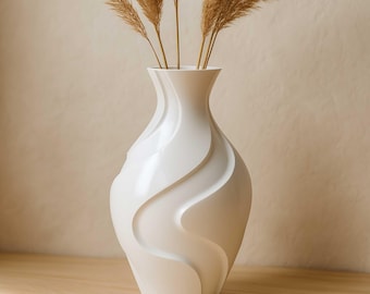 Modern Vase STL – 3D Printable Minimalist Home Decor – No Supports – Digital Download File