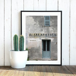 Facades de Corse - Poster, Fine Art Print, Kunstdruck, Korsika, Frankreich, Mediterran, Fotografie
