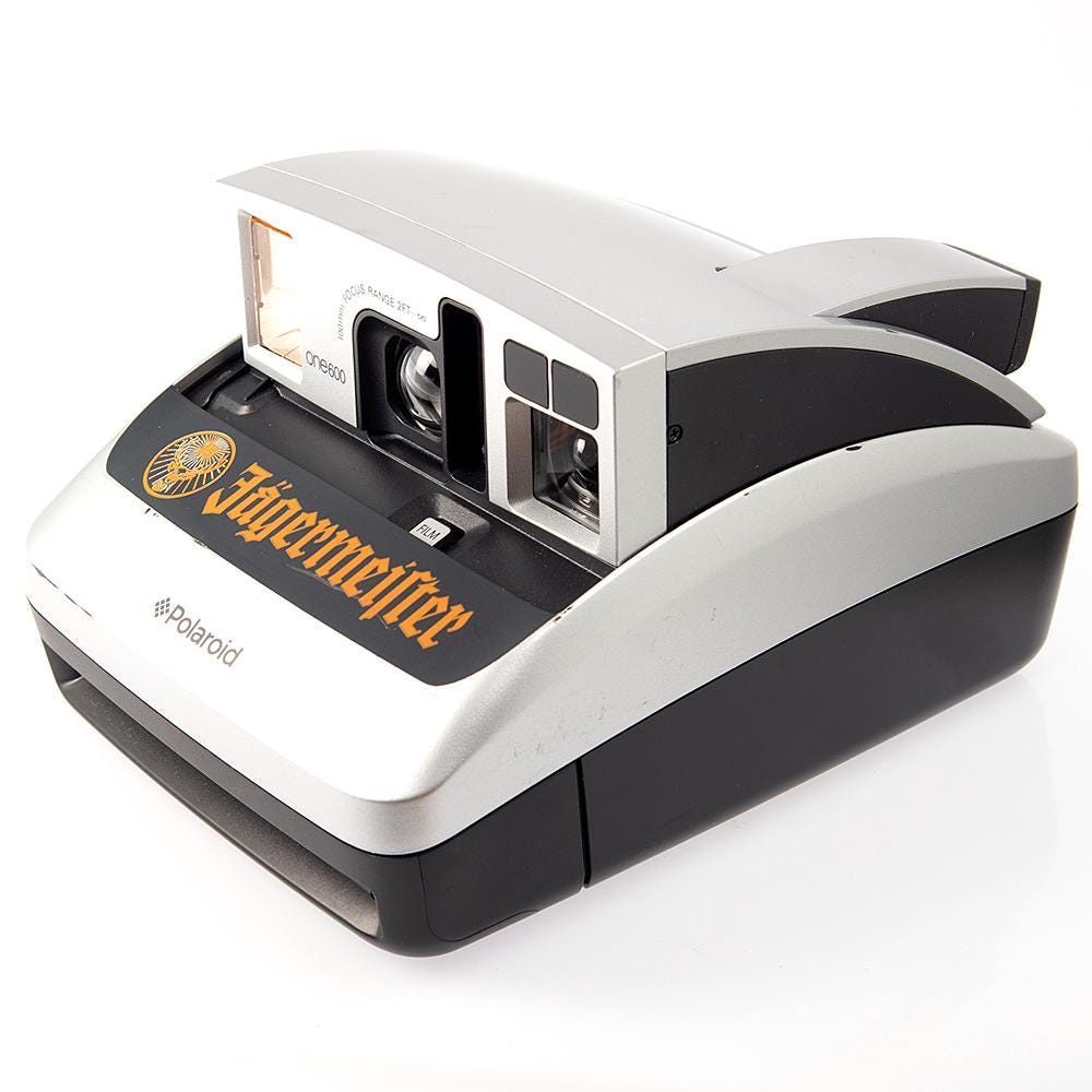 JAGERMEISTER Ultra Rare Polaroid One600 Instant Film Camera - Film
