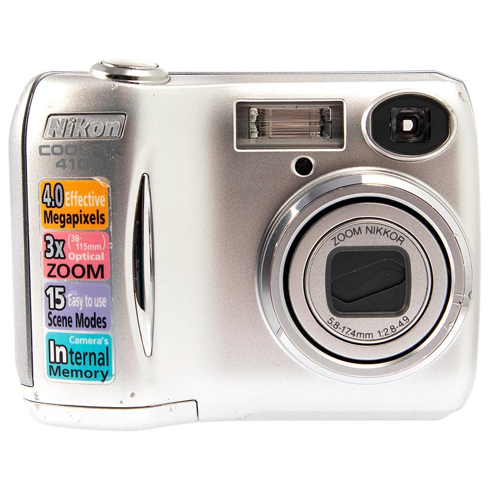 Nikon COOLPIX 4100 オレンジ 単3電池駆動 オールドコンデジ