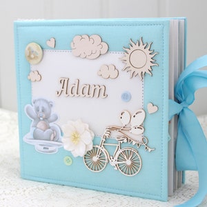 Album di ritagli per neonato Libro dei ricordi di Nany Album fotografico per neonato Album per neonato Regalo per neonato