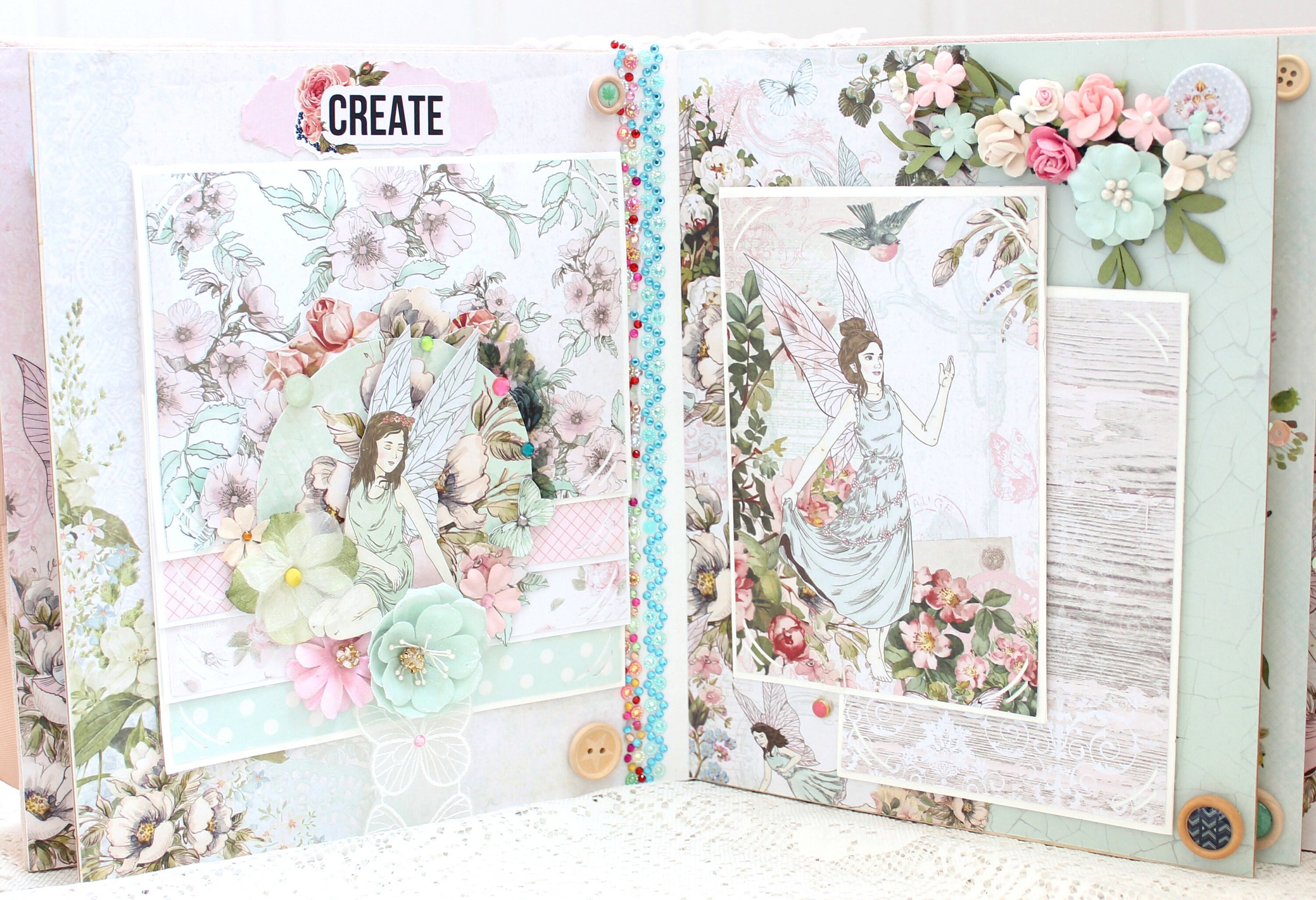 Baby Girl Photo Album Baby Scrap Book Baby Memory Book Baby Girl