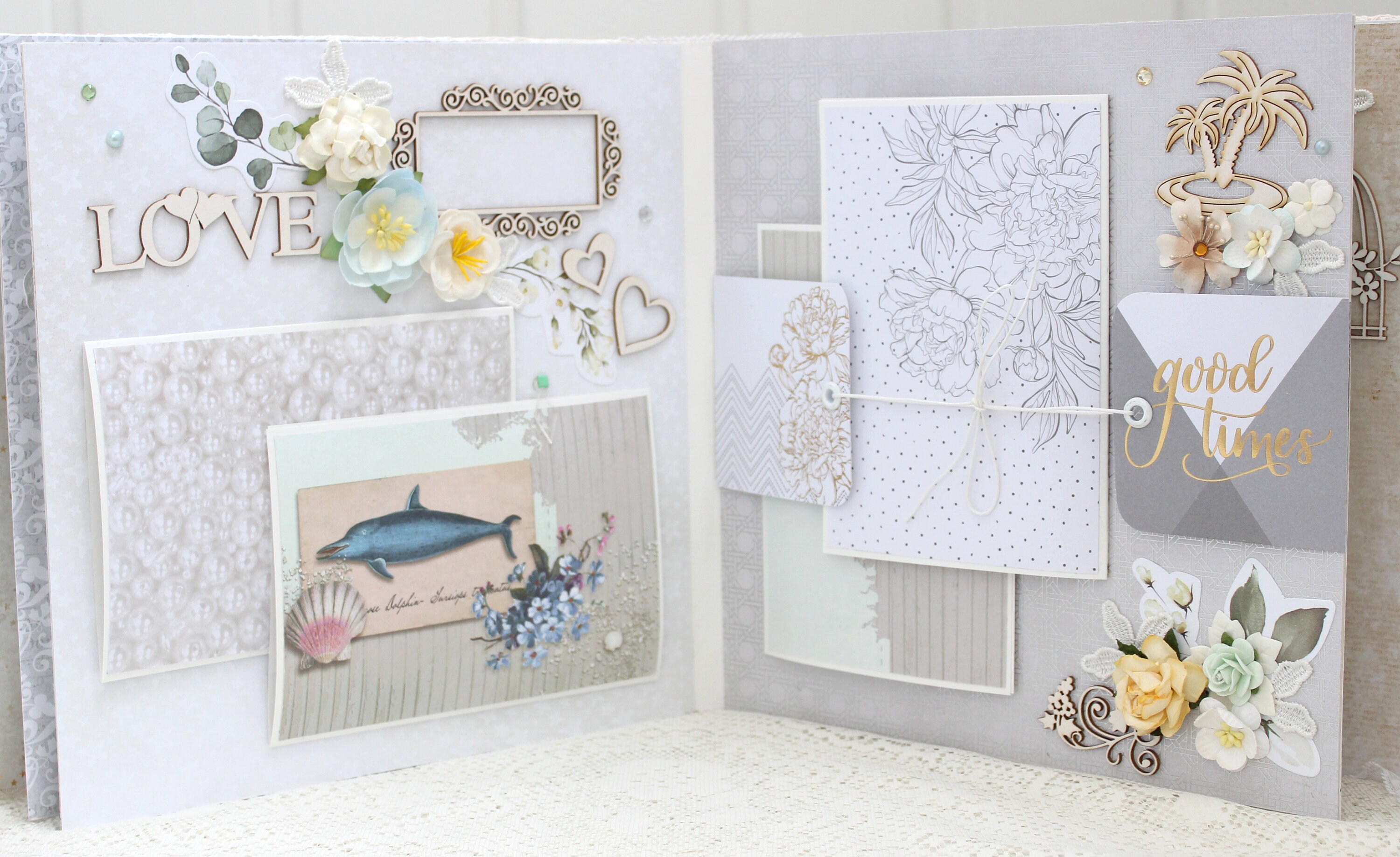 Large Wedding Scrapbook Album Wedding Day Gift Wedding Memory Etsy