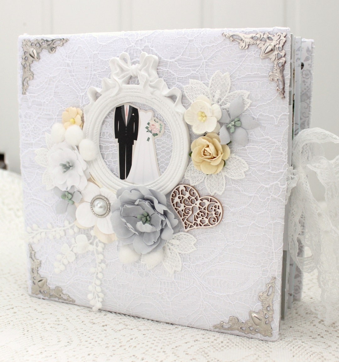 Wedding Scrapbook Album Wedding Day Gift Wedding Memory Book Handmade