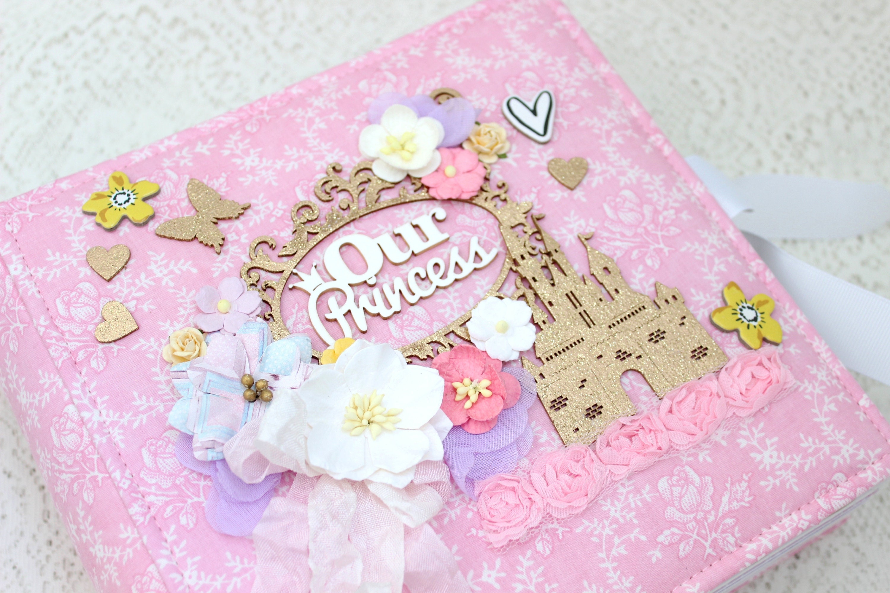 Baby Girl Scrapbook Album Newborn Album Baby Girl Photo Album Baby Girl