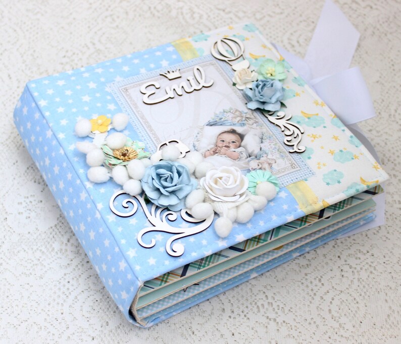 Baby Photo Album Baby Book Newborn Album Scrapbook Etsy