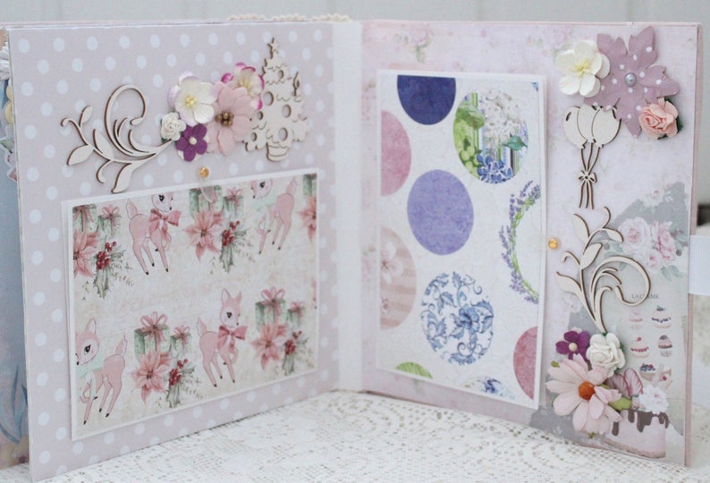 Baby Scrapbook Album Baby Girl Photo Album Newborn Album Baby Etsy