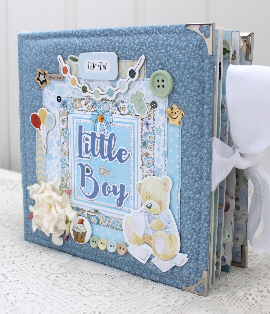 Reallnaive Baby Photo Album Holds 17 4x6 Pictures My First Soft Cloth Family Photo Book With Name Tag Stickers Fabric Kid Memory Keepsake Gift For