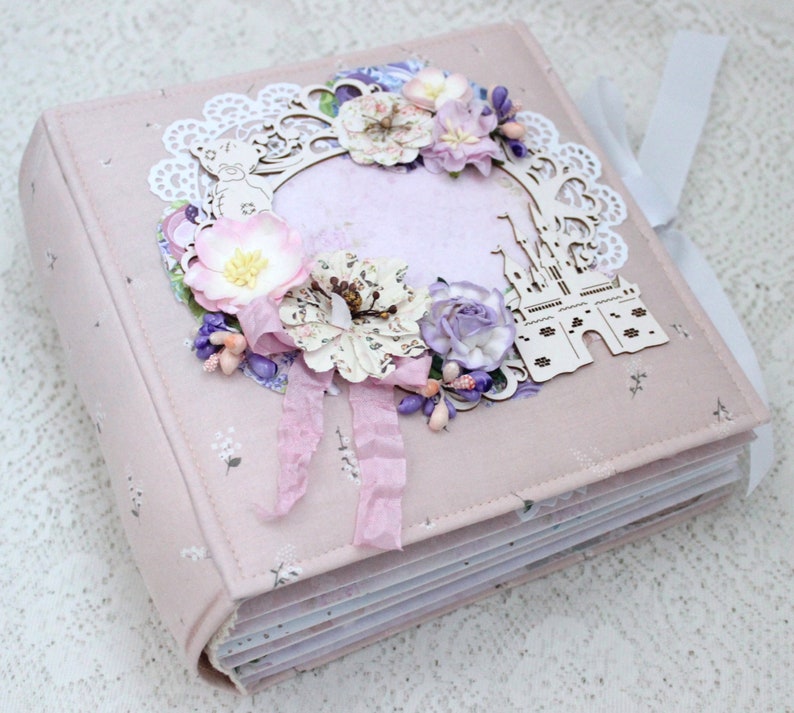 Baby Scrapbook Album Baby Girl Photo Album Newborn Album Baby Etsy