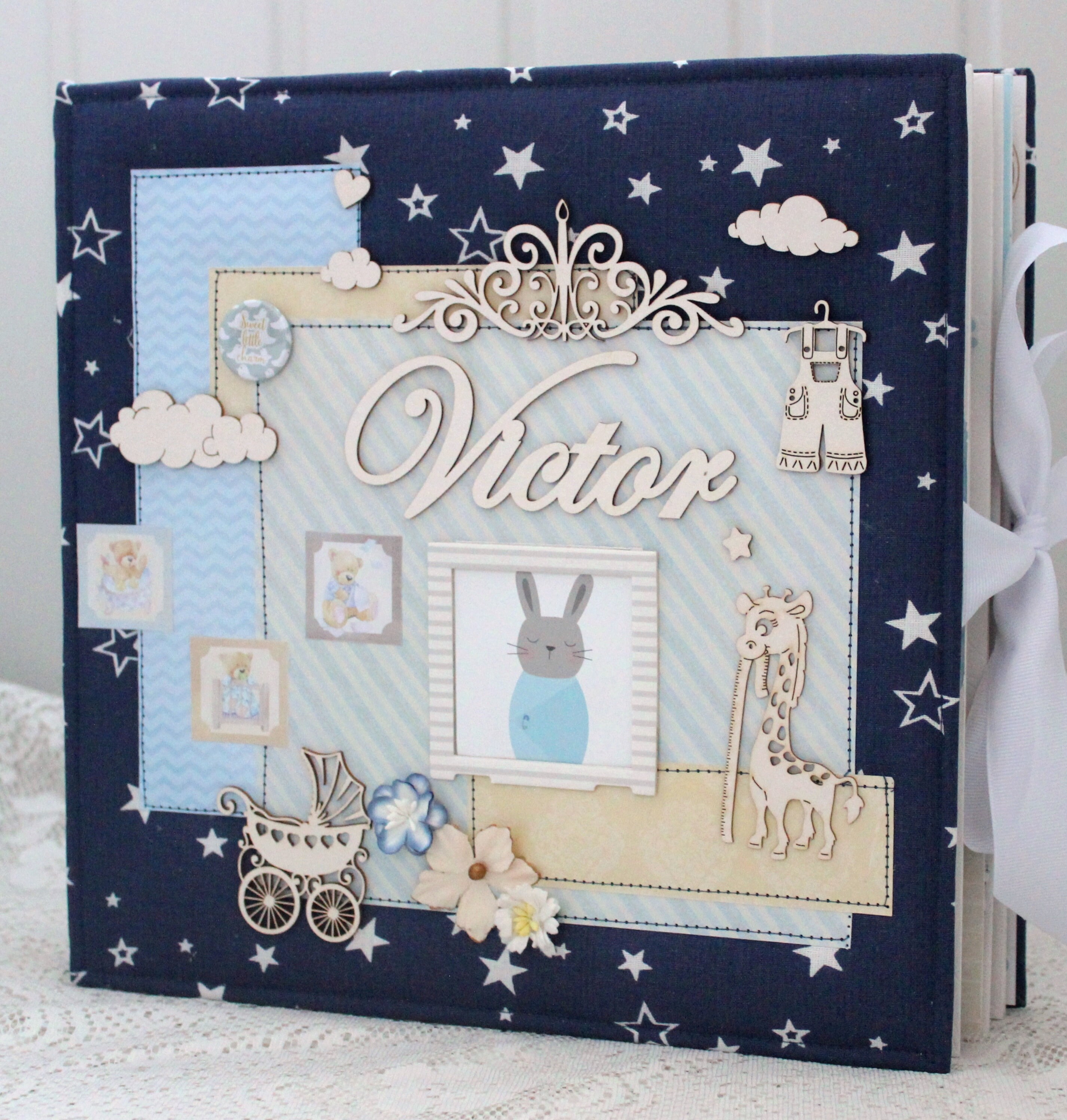 Personalized Baby Album Large photo album Baby book Baby gift Etsy
