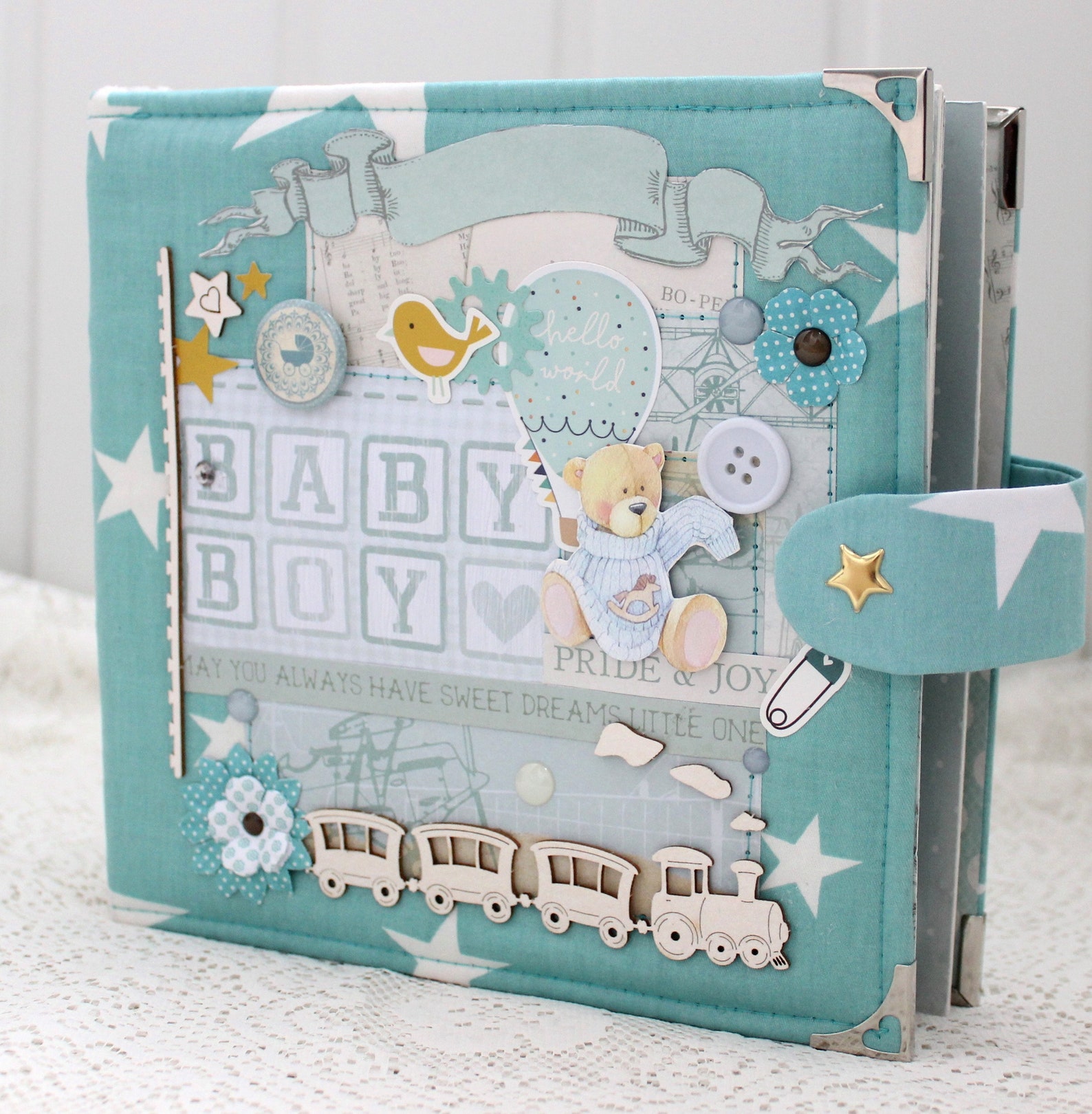 Baby Boy Photo Album Newborn Album Baby Gift Baby Book Etsy