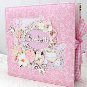 Álbum grande para niña, álbum de recortes para bebé, álbum de fotos para bebé, regalo para bebé