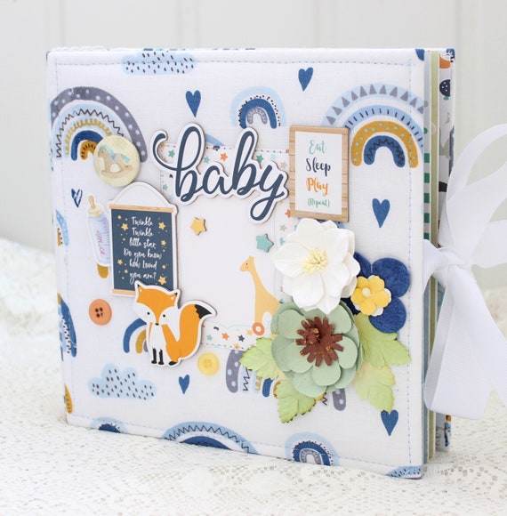 Op de loer liggen Reclame Proberen Baby plakboek album Baby jongen fotoalbum Baby memory boek - Etsy Nederland