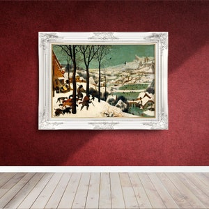 Pieter Bruegel the Elder - Hunters in the Snow - Famous Paintings - Vintage Art Poster - Classic Print - A4 A3 A2 - Home Decor - Fine Art