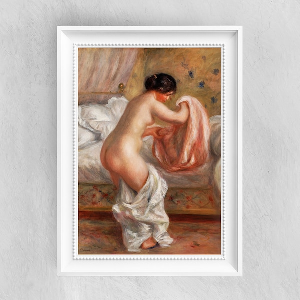 Rising - Renoir - Fine Art Print - Vintage Art Poster - Famous Paintings - Art Classic - A4 A3 A2 Home Decor Gift Idea - Unframed