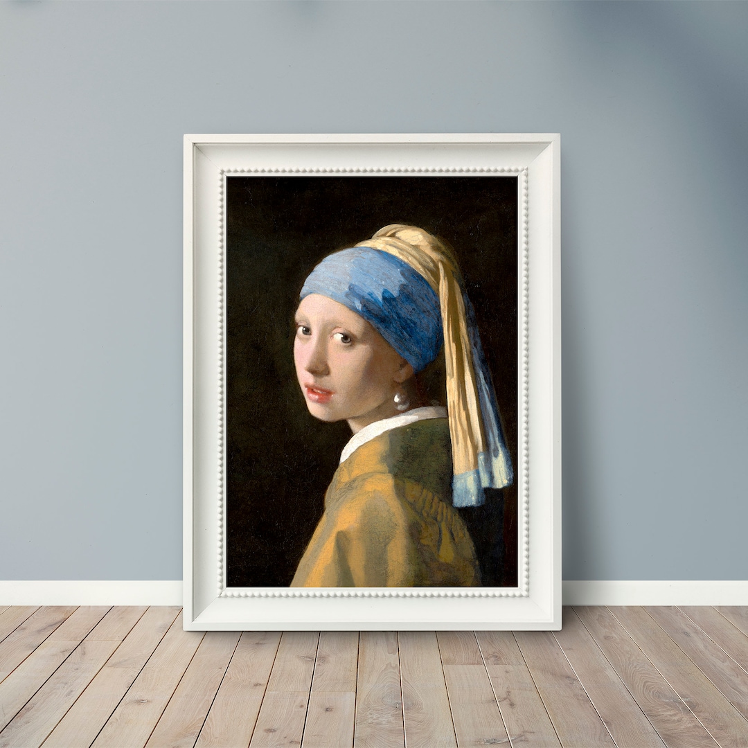 Johannes Vermeer Girl With a Pearl Earring 1665 Famous Paintings ...
