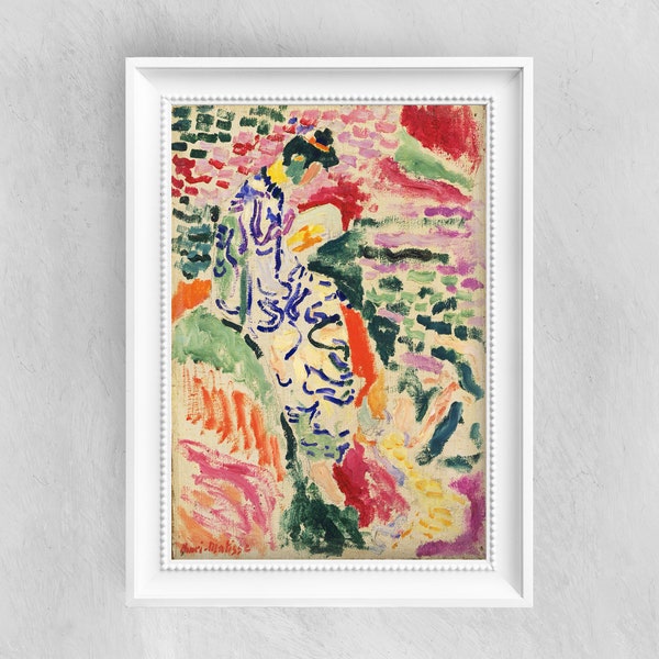 Henri Matisse - La Japonaise - Fine Art Print - Vintage Art Poster - Famous Paintings - Art Classic - A4 A3 A2 Home Decor Gift Idea