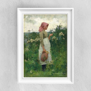 Tayler - Going To the Well - Fine Art Print - Vintage Art Poster - Famous Paintings - Art Classic - A4 A3 A2 - Home Decor Gift Idea