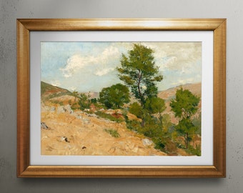 Bei Anticoli by Hans Tichy - Vintage Landscape Art Print - Famous