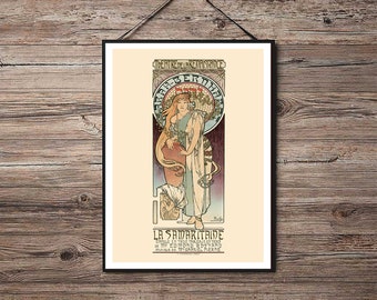 La Samaritaine - 1897 - Art Nouveau La Belle Epoque - A4 A3 A2 - Home Wall Decor TOP QUALITY