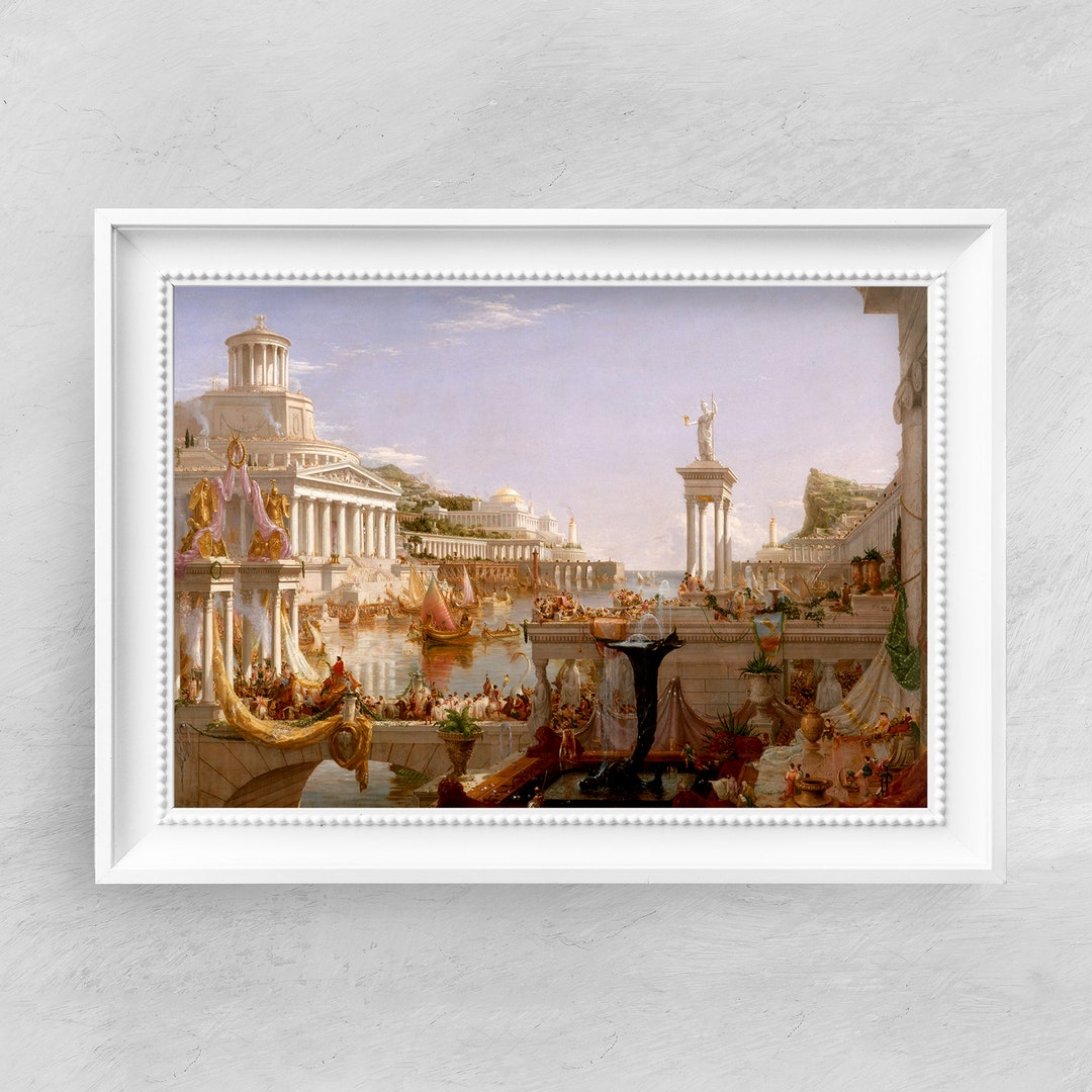 The Consummation the Course of the Empire - Fine Art Print - Vintage ...