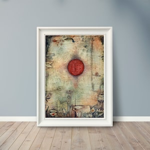 Paul Klee - Ad Marginem - 1930 - Famous Paintings - Vintage Art Poster - Classic Print - A4 A3 A2 - Home Wall Decor - Fine Art