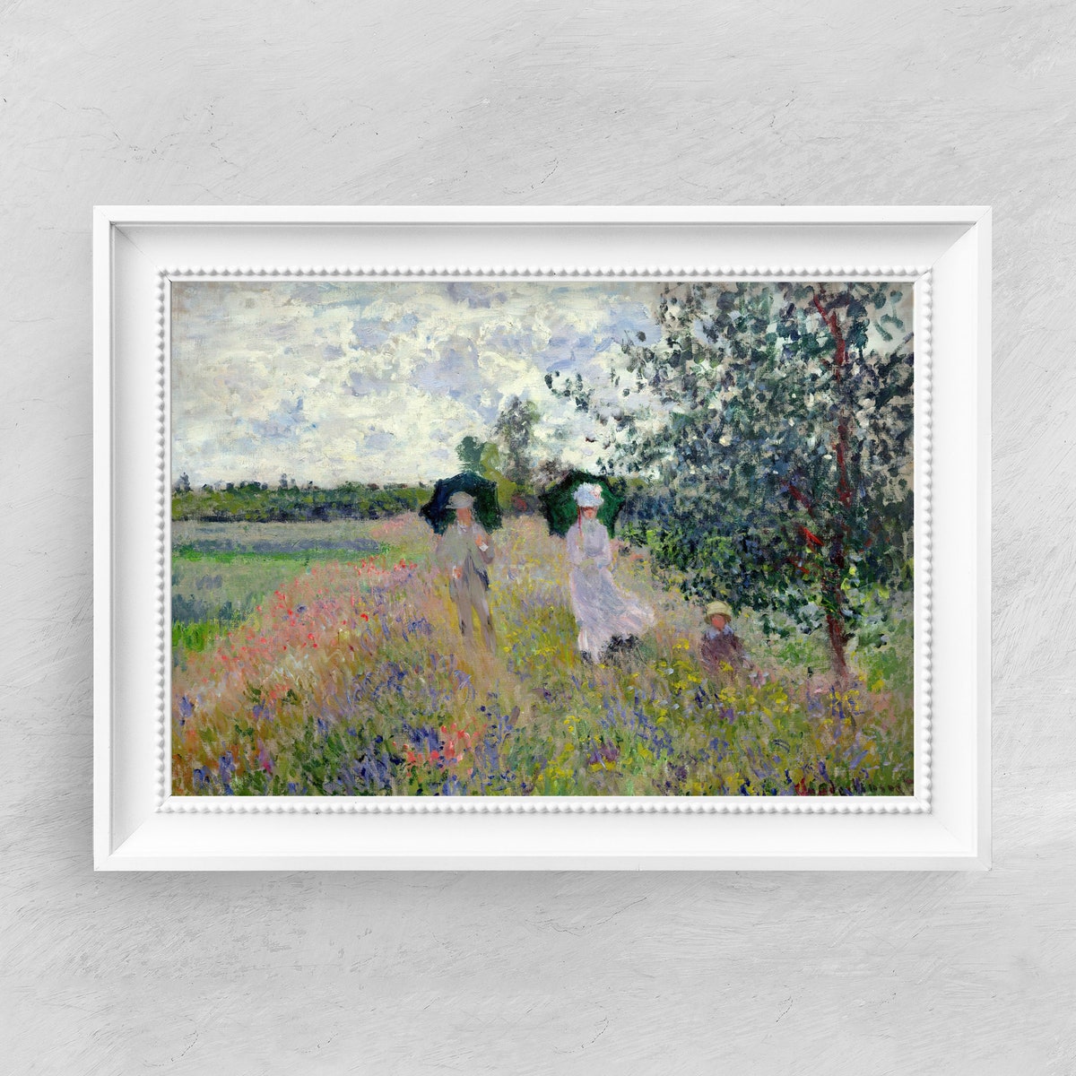 Walk Near Argenteuil by Claude Monet - Fine Art Poster - Vintage Oil Painting Print - Famous Paintings - Art Classics - A4 A3 A2 Home Decor - Etsy