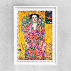 Eugenia Primavesi by GUSTAV KLIMT - Fine Art Poster - Vintage Oil Painting Print - Famous Paintings - Art Classics A4 A3 A2 Home Decor